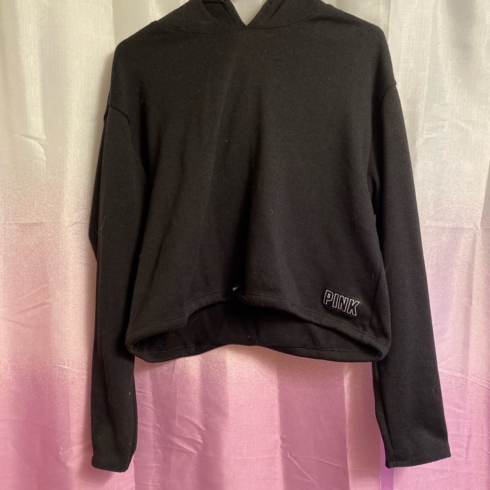 Victorias Secret PINK crop top pullover hoodie